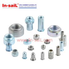 China Herstellung von verzinktem Stahl Clinch Nut Fastener